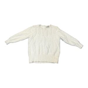 Anthropologie White Sweater